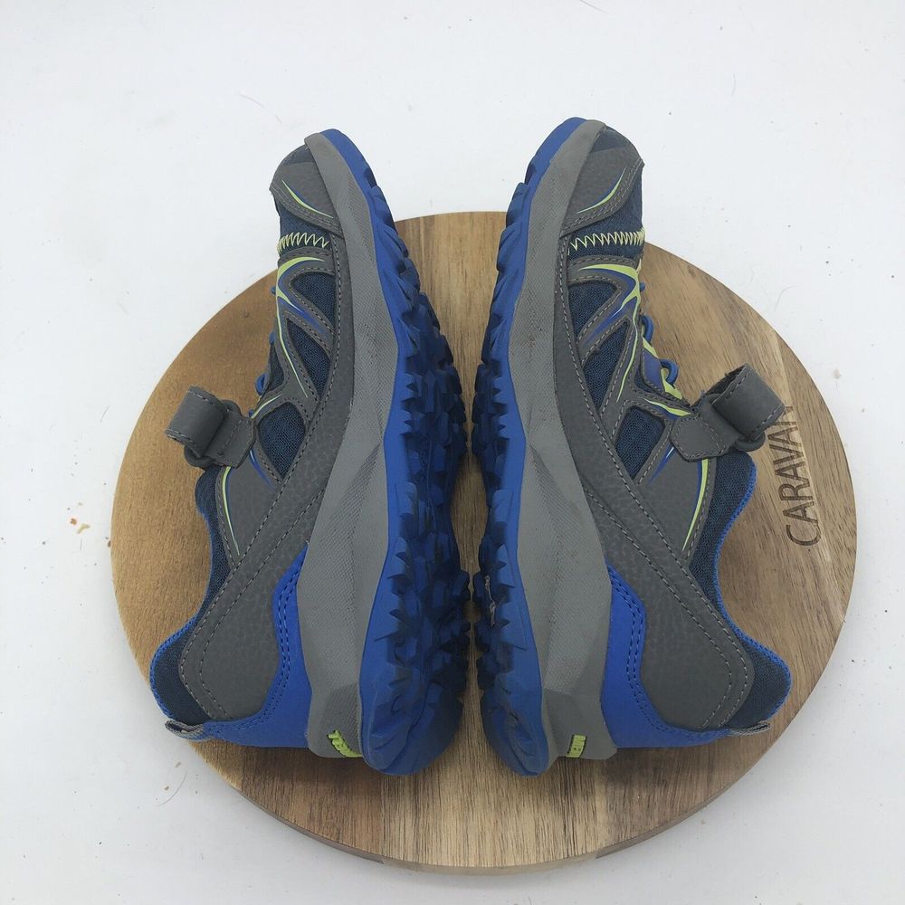Merrell Carpa Bolt Hiking Shoes Boys Blue Green 1.5 Sneakers Outdoor Hiking - Picture 5 of 9